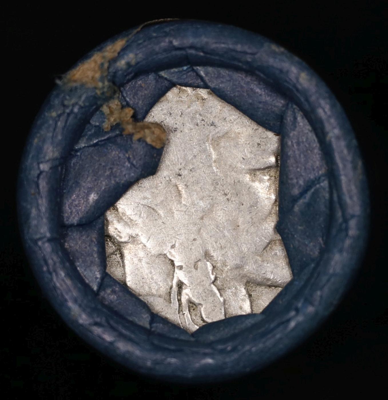 Buffalo Nickel Shotgun Roll in Old Bank Style 'Bell Telephone' Wrapper 1925 & D Mint Ends