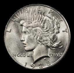 1935-s Peace Dollar $1 ms65 SEGS