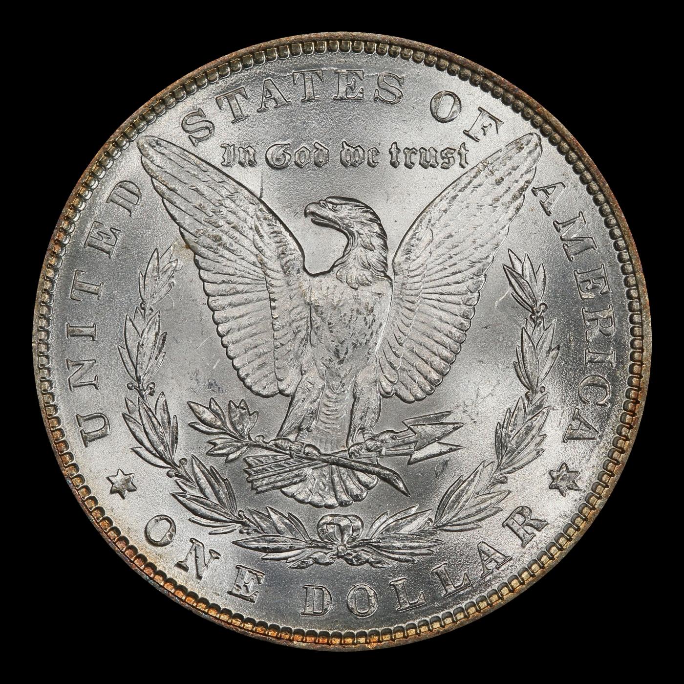 1887-p Morgan Dollar $1 Grades ms65+