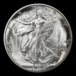 1916-d Walking Liberty Half Dollar 50c ms66 SEGS
