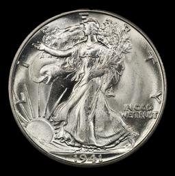 1941-d Walking Liberty Half Dollar TOP POP! 50c ms68 SEGS