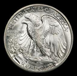 1941-d Walking Liberty Half Dollar TOP POP! 50c ms68 SEGS
