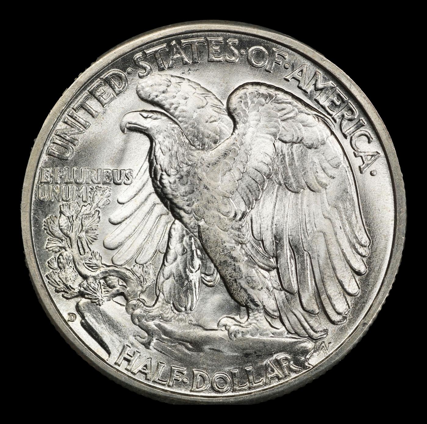 1941-d Walking Liberty Half Dollar TOP POP! 50c ms68 SEGS