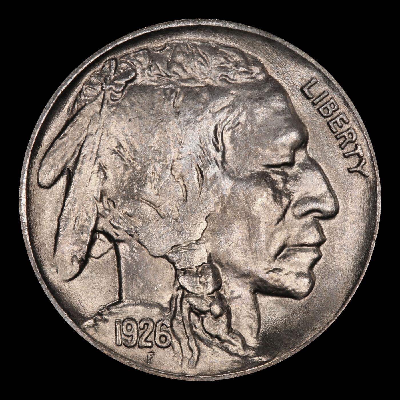 1926-p Buffalo Nickel 5c ms66+ SEGS