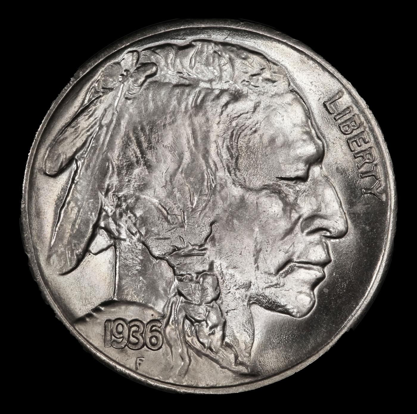 1936-s Buffalo Nickel TOP POP! 5c ms67+ SEGS