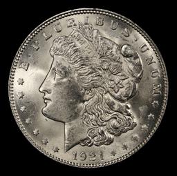 1921-p Morgan Dollar $1 Grades ms63