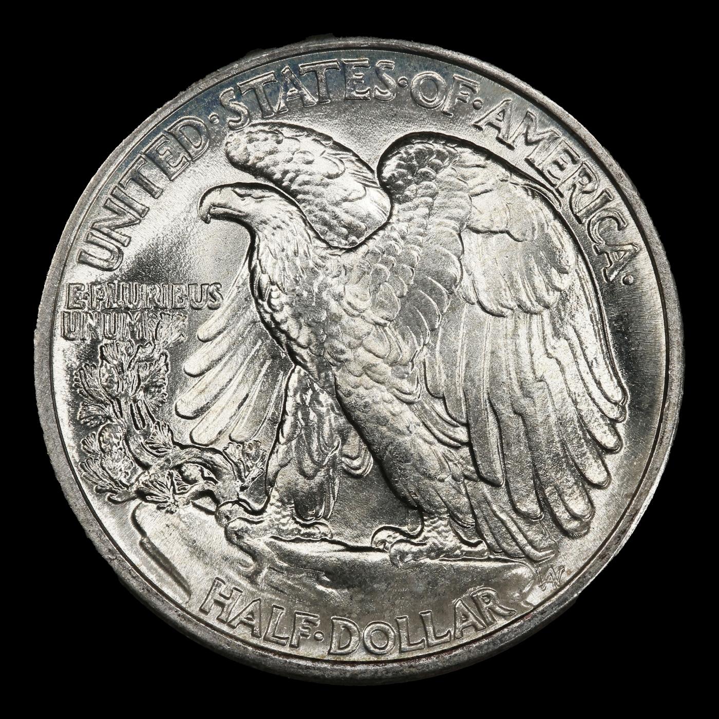 1939-p Walking Liberty Half Dollar TOP POP! 50c ms68+ SEGS