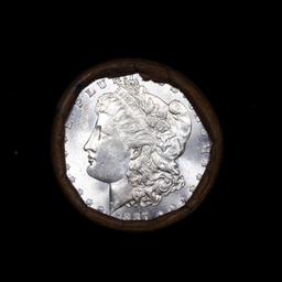 Full solid date 1887-p Uncirculated Morgan silver dollar roll, 20 coins