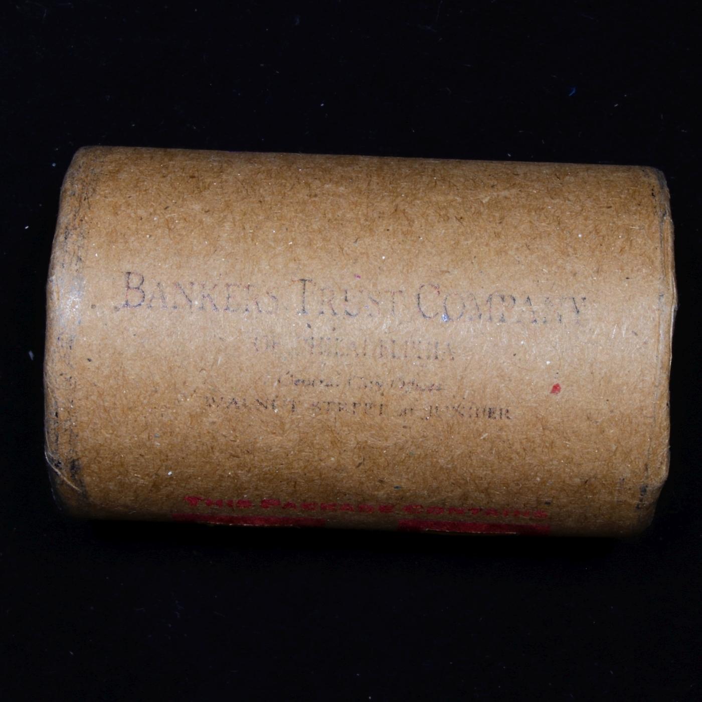 Full solid date 1887-p Uncirculated Morgan silver dollar roll, 20 coins