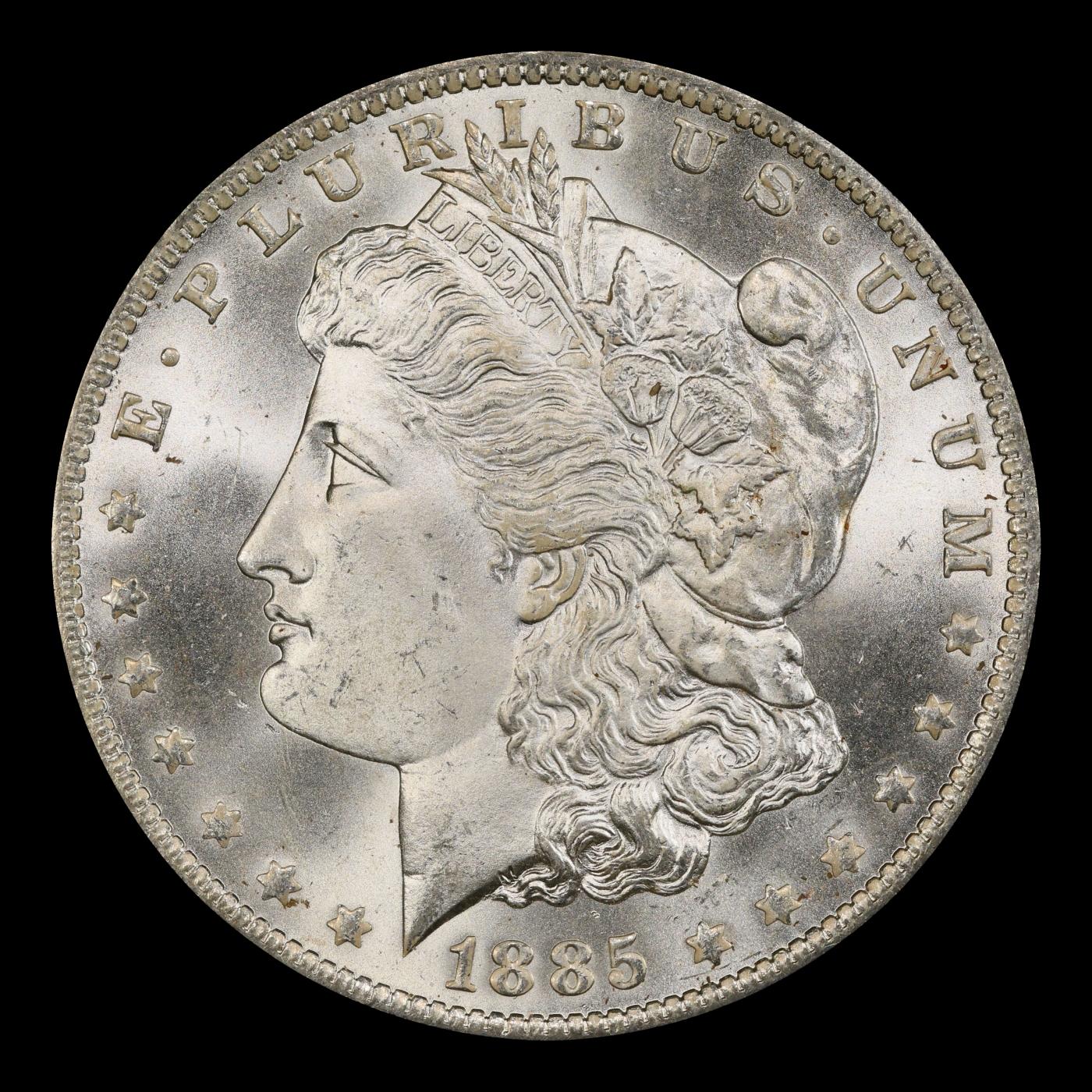 1885-o Morgan Dollar $1 Grades ms66