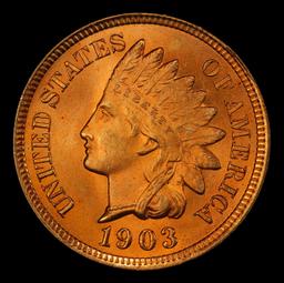 1903 Indian Cent Near Top Pop! 1c ms66+ rd SEGS