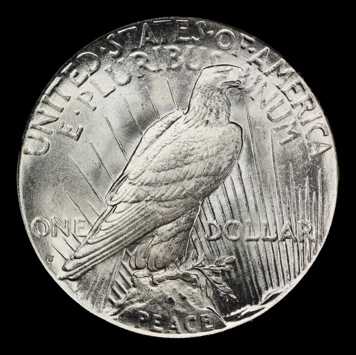 1922-s Peace Dollar Near Top Pop $1 ms66 SEGS