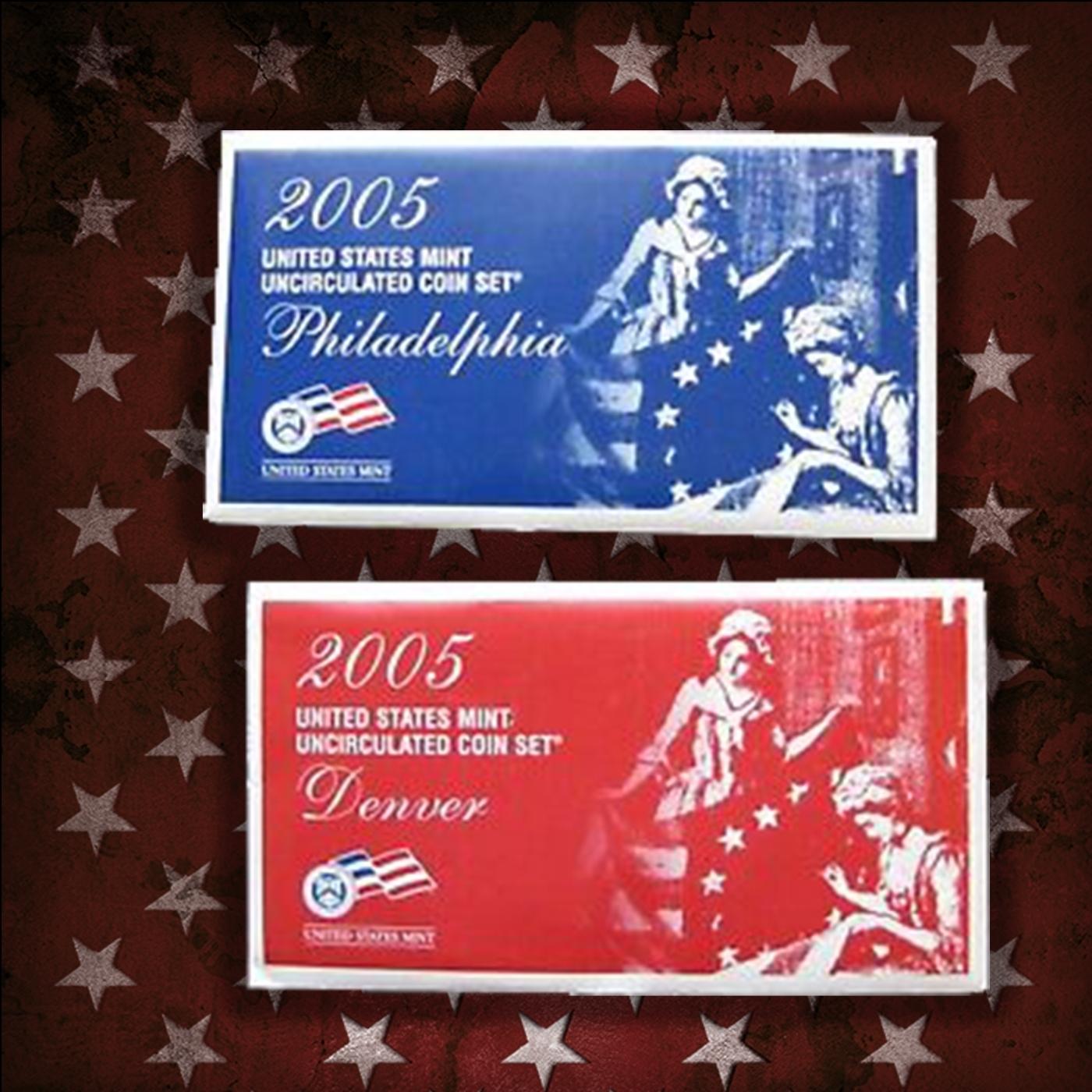 1999-2009 Mint Set Run - 256 Coins, 11 Complete Sets Complete 50 State Quarters & Territories Run