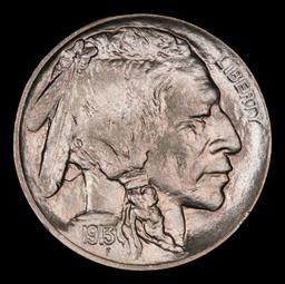 1913-d Ty II Buffalo Nickel 5c ms66 SEGS