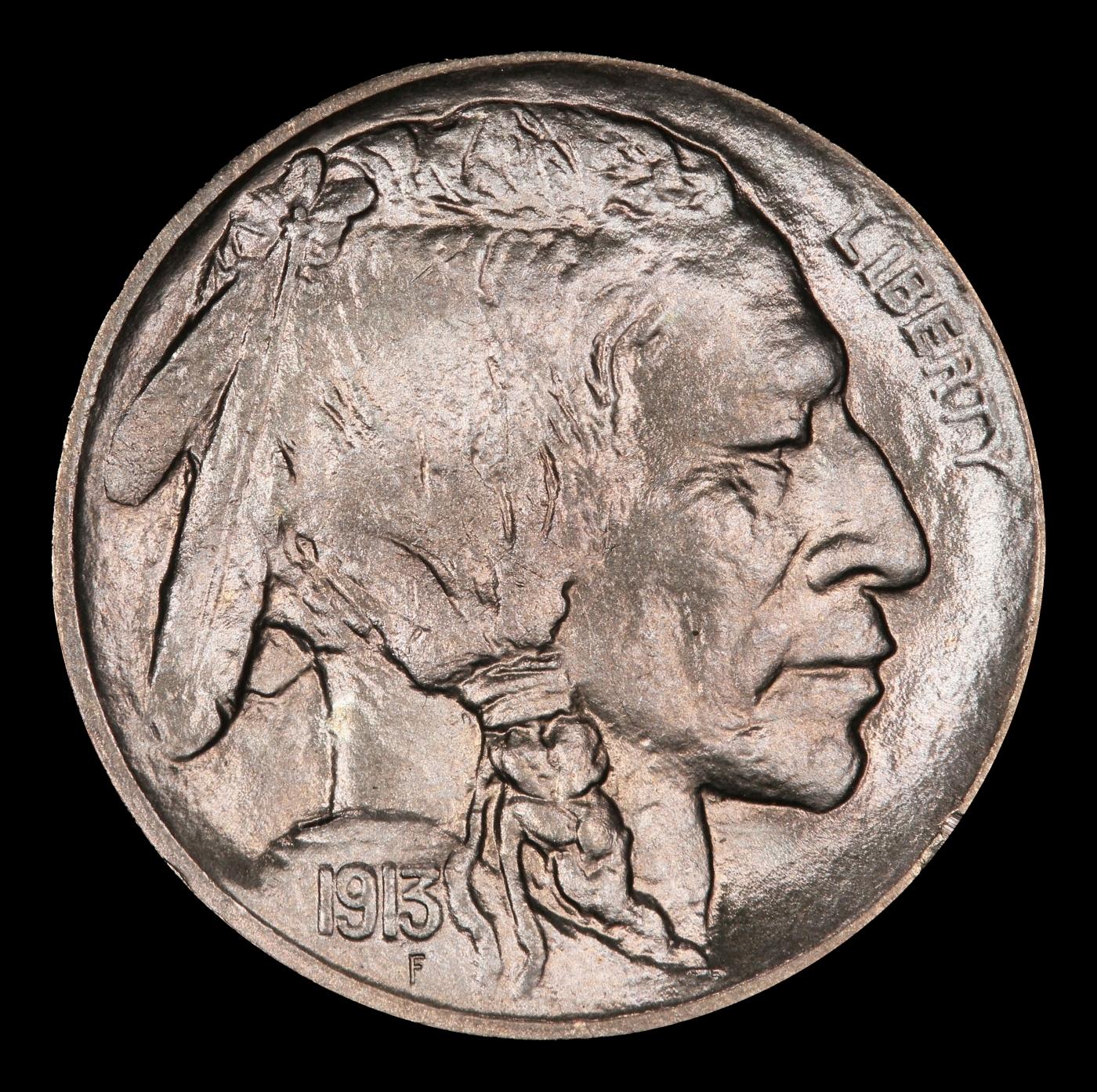 1913-d Ty II Buffalo Nickel 5c ms66 SEGS
