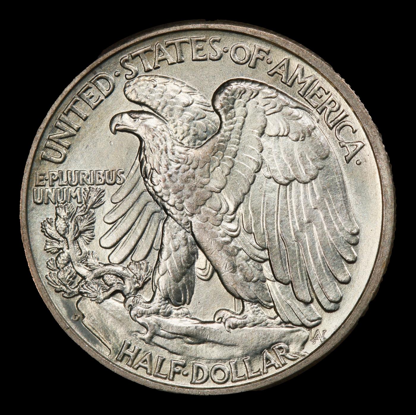 1939-d Walking Liberty Half Dollar 50c ms66+ SEGS