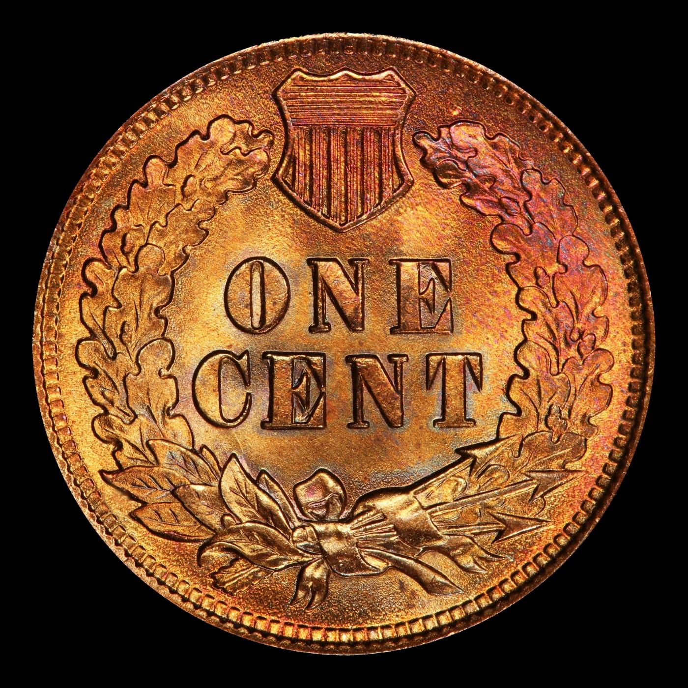 1905 Indian Cent 1c Grades ms66 rb