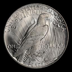 1923-d Peace Dollar Near Top Pop $1 ms66+ SEGS