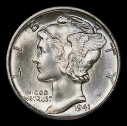 1941-d Mercury Dime Near Top Pop! 10c ms68 FSB SEGS