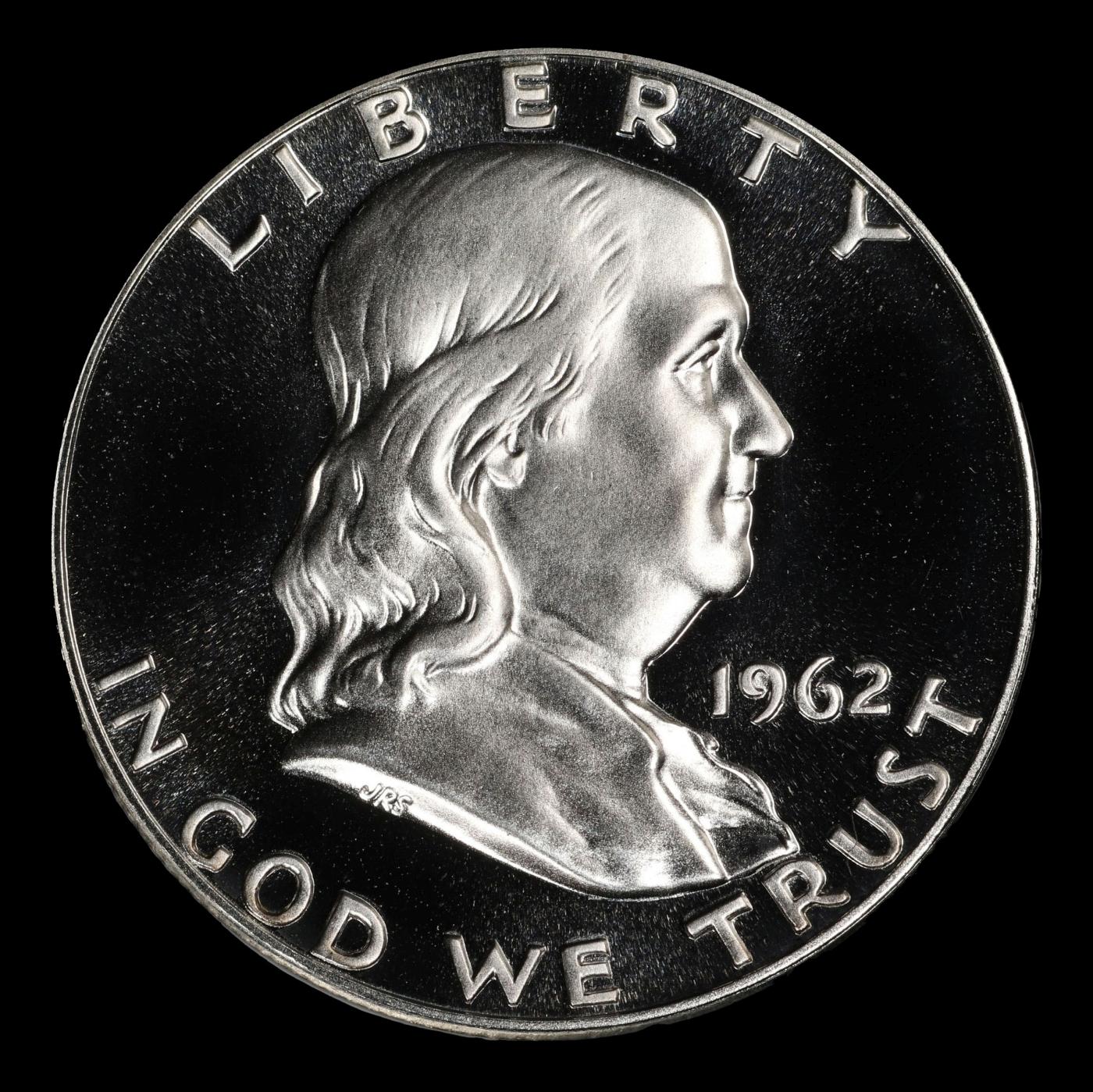 1962 Proof Franklin Half Dollar TOP POP! 50c pr69 DCAM SEGS