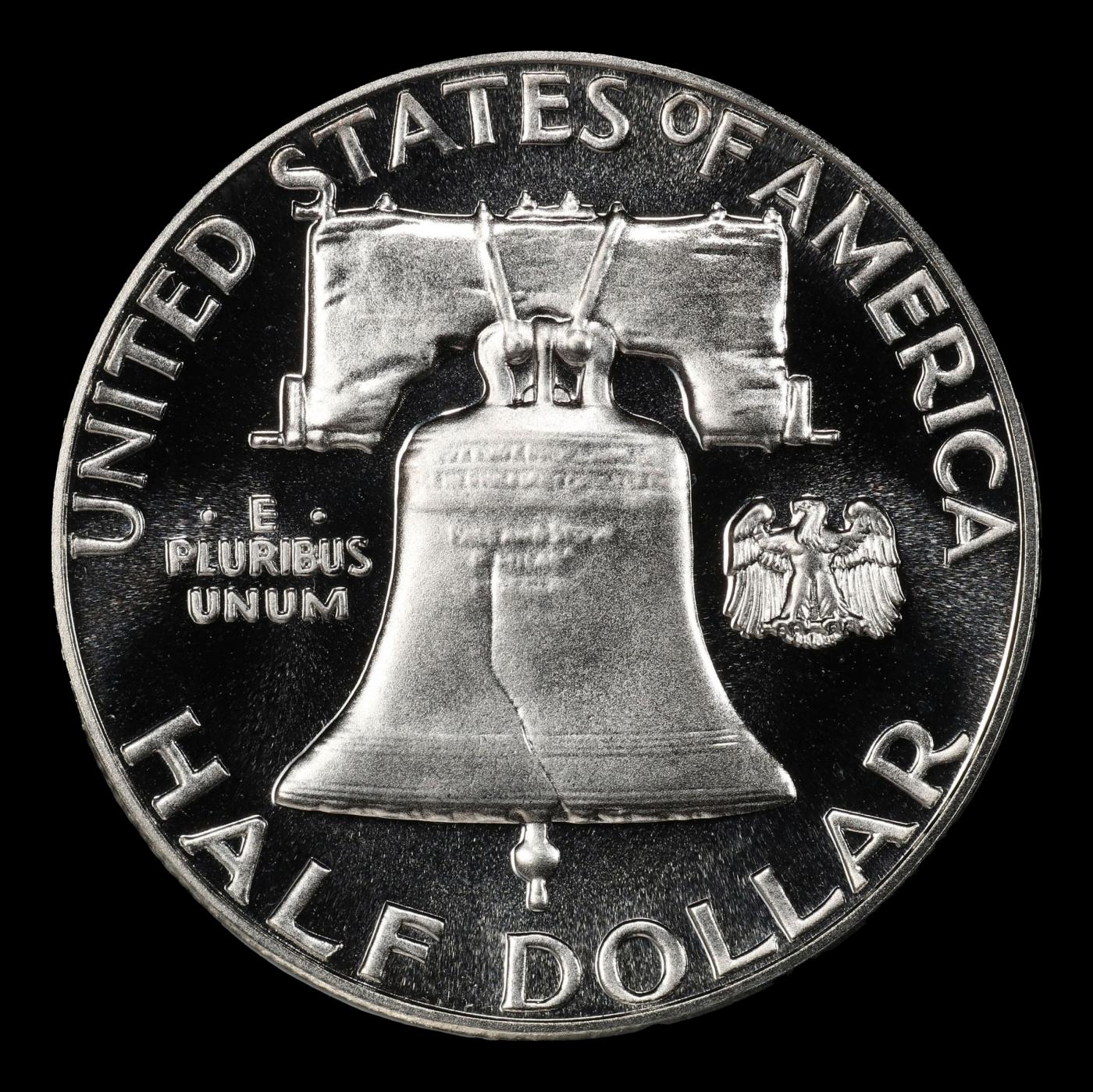 1962 Proof Franklin Half Dollar TOP POP! 50c pr69 DCAM SEGS