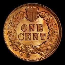 1900 Indian Cent . 1c Grades ms65 rd