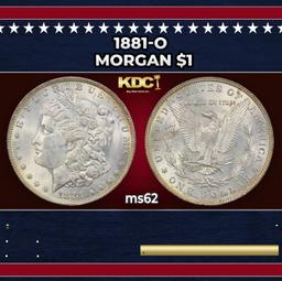 1881-o Morgan Dollar $1 Grades ms62