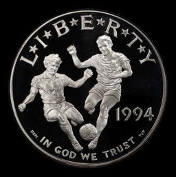 1994-S World Cup Proof Modern Commem Dollar $1 pr70 dcam SEGS