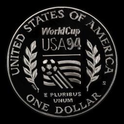 1994-S World Cup Proof Modern Commem Dollar $1 pr70 dcam SEGS