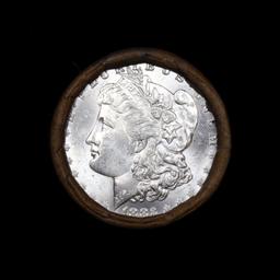 Full solid date 1883-o Uncirculated Morgan silver dollar roll, 20 coins
