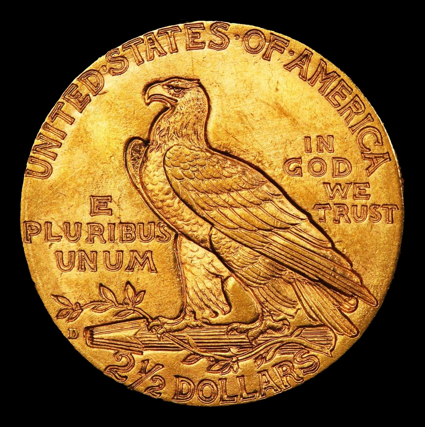 1925-d Gold Indian Quarter Eagle Near Top Pop! $2 1/2 ms66+ USCG