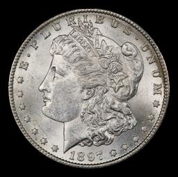 1897-s Morgan Dollar $1 Grades ms62