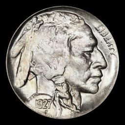 1927-d Buffalo Nickel 5c ms65 SEGS
