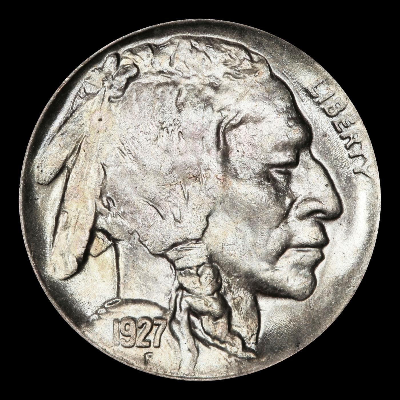 1927-d Buffalo Nickel 5c ms65 SEGS