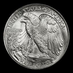 1935-p Walking Liberty Half Dollar Near Top Pop 50c ms67 SEGS