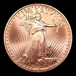 Saint Gaudens Style - 1oz .999 Fine Copper Round