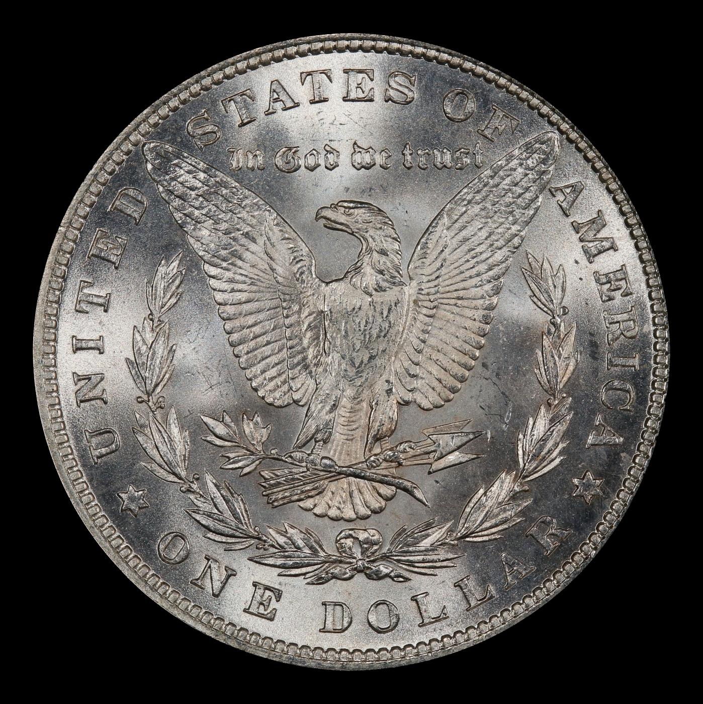 1880-p Morgan Dollar $1 Grades ms63
