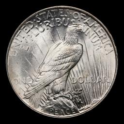 1924-p Peace Dollar $1 ms66+ SEGS