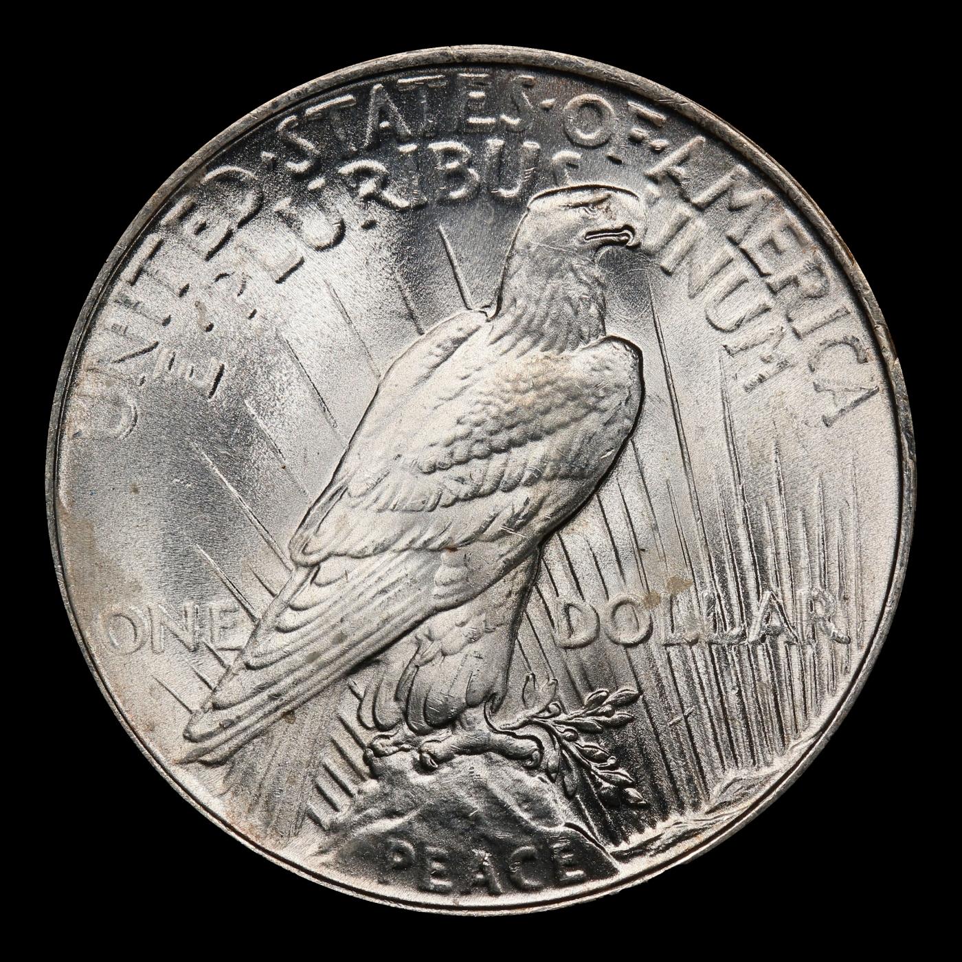 1924-p Peace Dollar $1 ms66+ SEGS