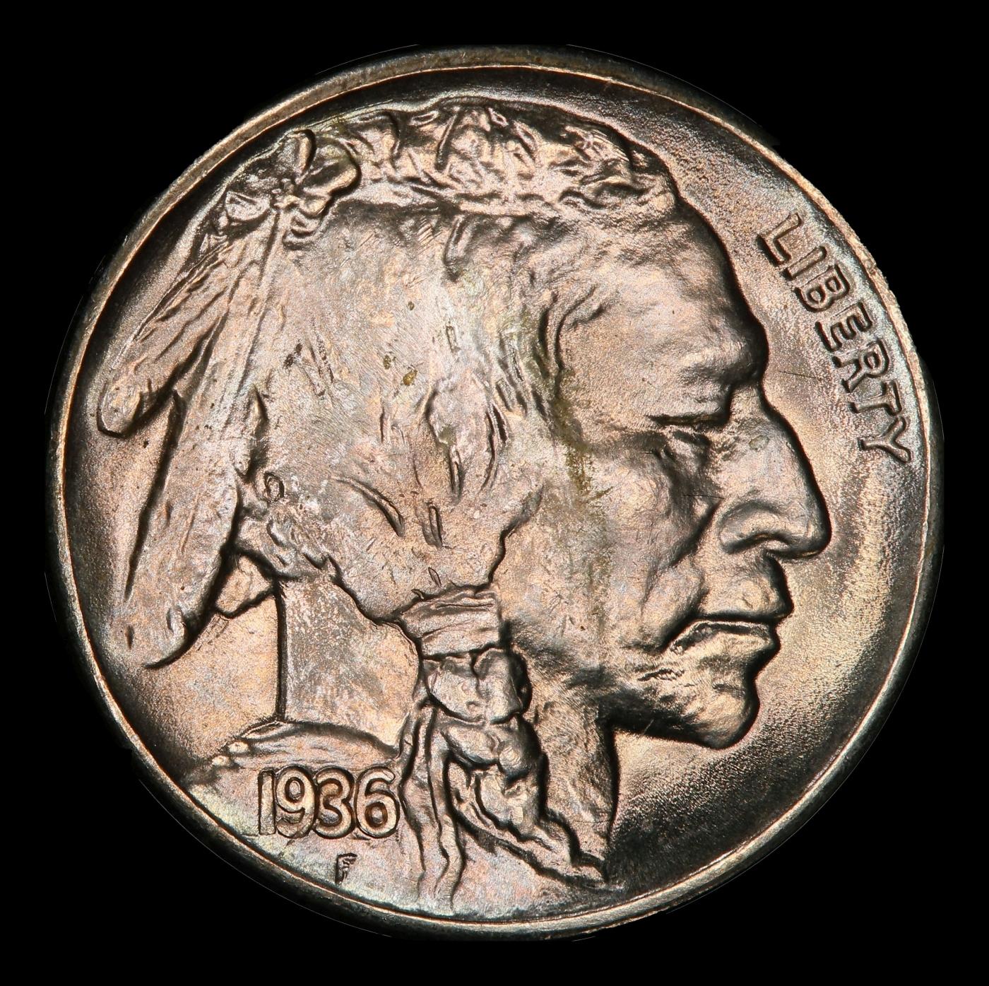 1936-s Buffalo Nickel Near Top Pop 5c ms66+ SEGS