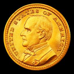 1903 McKinley Louisiana Purchase Gold Commem Dollar Near Top Pop! 1 ms67+ SEGS