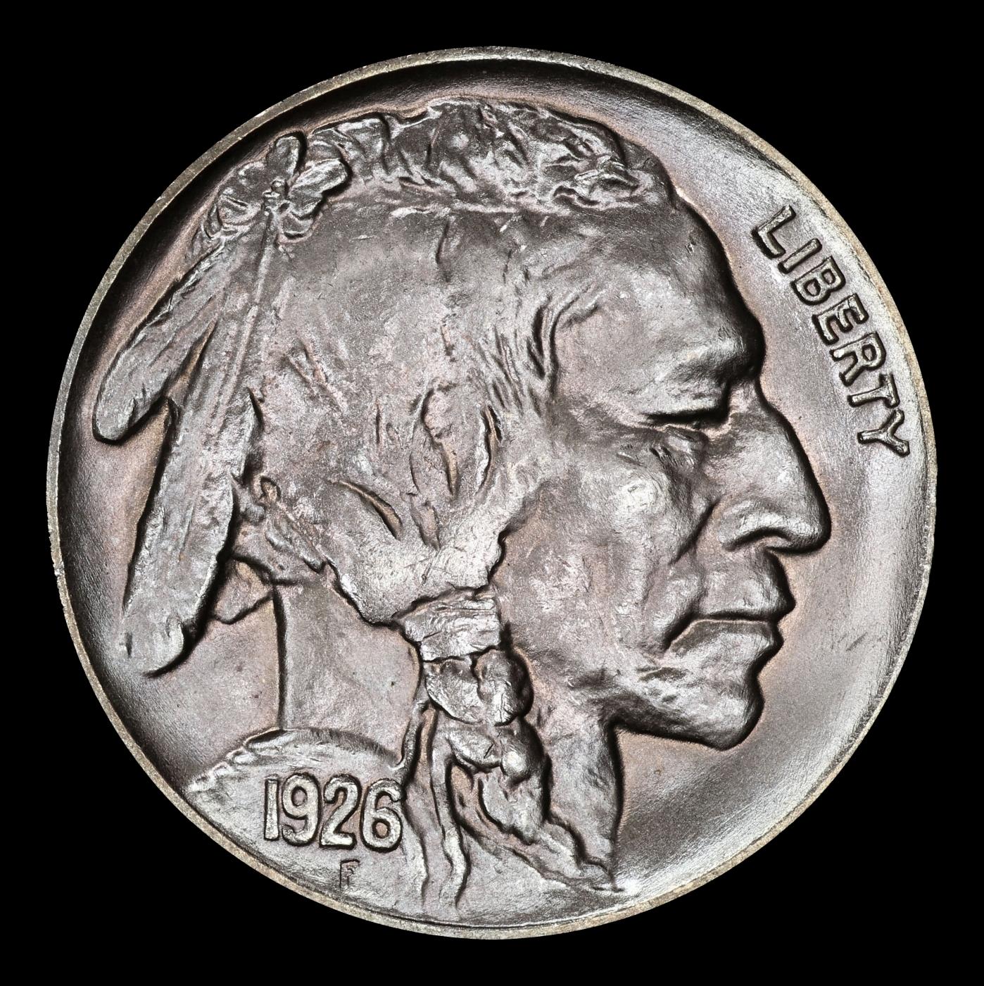 1926-p Buffalo Nickel Near Top Pop 5c ms67 SEGS