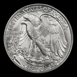 1935-d Walking Liberty Half Dollar Near Top Pop 50c ms66 SEGS