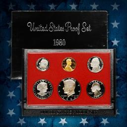 1980-1999 Proof Set Run 107 Coins 20 Complete Sets