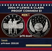 2004-P Lewis & Clark Proof Modern Commem Dollar $1 pr70 dcam SEGS