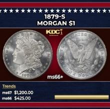 1879-s Morgan Dollar $1 ms66+ SEGS