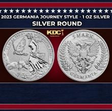 2023 Germania Journey Style - 1 oz Silver Round Round