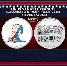 Linus Van Pelt Peanuts Colorized Style - 1 oz Silver Round Round