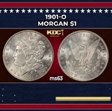 1901-o Morgan Dollar $1 Grades ms63