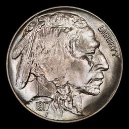 1917-p Buffalo Nickel 5c ms66+ SEGS